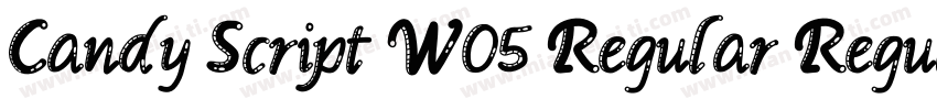 Candy Script W05 Regular Regular字体转换